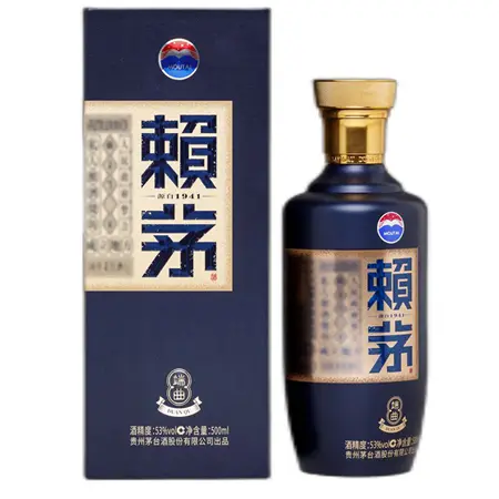 赖茅端曲2.0 酱香型白酒 53度 500ml 单瓶礼盒装